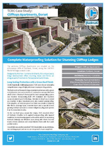 TCRC waterproofing clifftops lodges Portland