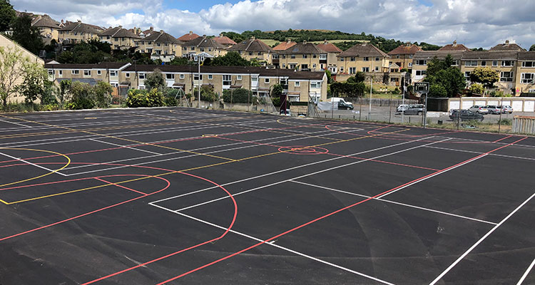 St Marks School resurfacing works 1